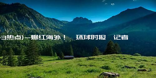 (11-3热点)-爆红海外！《环球时报》记者走进中国电动“三蹦子”生产基地