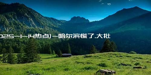 (2025-1-14热点)-哈尔滨慌了，大批韩国游客将去哈尔滨，而哈尔滨少爷冬天都在三亚