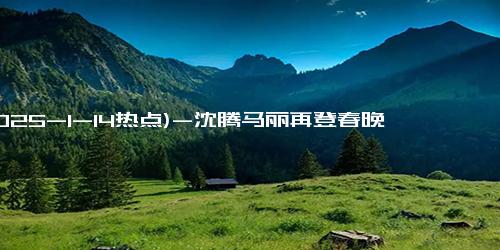 (2025-1-14热点)-沈腾马丽再登春晚？蛇年联排亮相，网友：今年肯定有料？