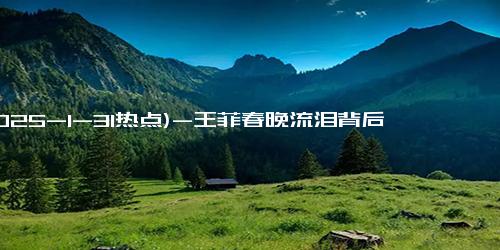 (2025-1-31热点)-王菲春晚流泪背后真相：她失去了亲人，感人歌词引发共鸣