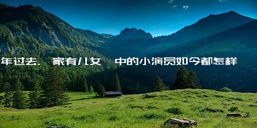 20年过去，《家有儿女》中的小演员如今都怎样？有人大火有人无名