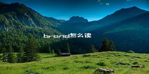 brand怎么读