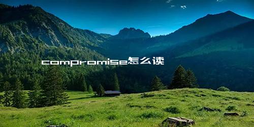 compromise怎么读