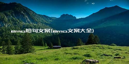 emo短句文案(emo文案大全)