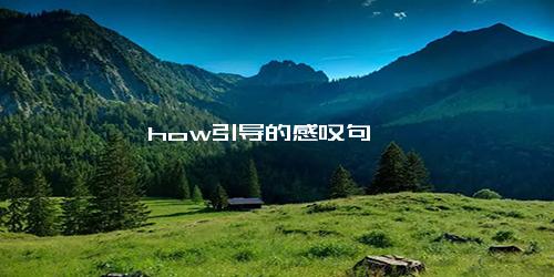 how引导的感叹句