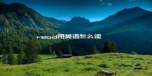 read用英语怎么读