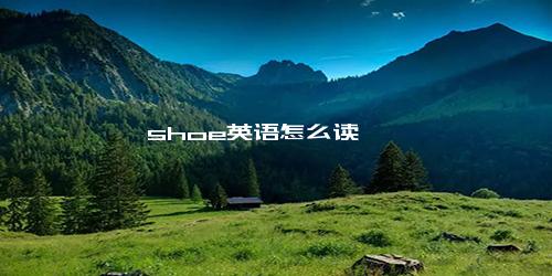 shoe英语怎么读