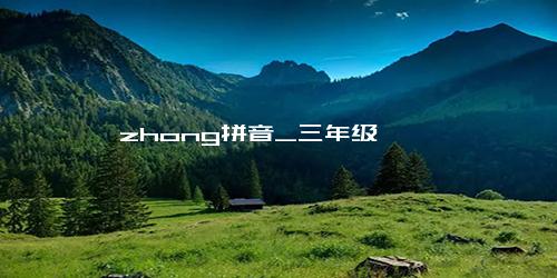 zhong拼音_三年级