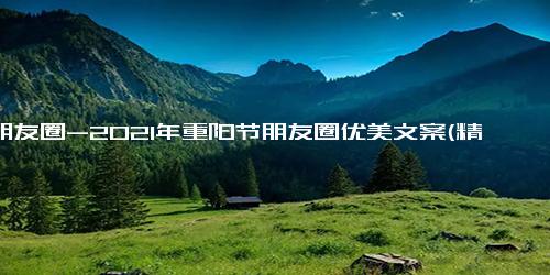 发朋友圈-2021年重阳节朋友圈优美文案(精选79句)