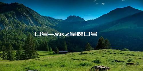 口号-MKZ军魂口号