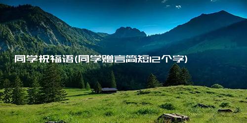 同学祝福语(同学赠言简短12个字)