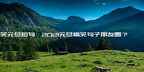 搞笑元旦短句,2021元旦搞笑句子朋友圈？