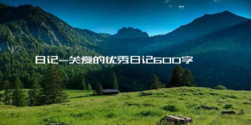 日记-关爱的优秀日记600字