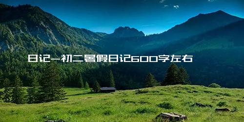 日记-初二暑假日记600字左右