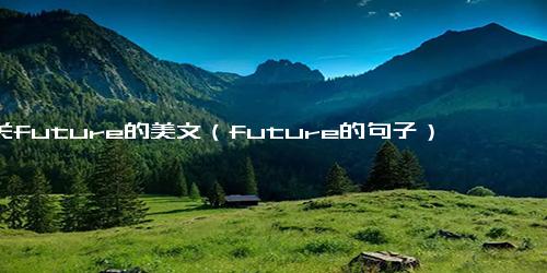 有关future的美文（future的句子）