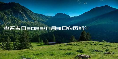 查看吉日2022年1月31日农历新年