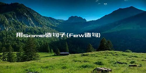 用some造句子(few造句)