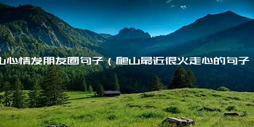 登山心情发朋友圈句子（爬山最近很火走心的句子）.docx-免费下载(word版可打印)