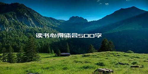 读书心得体会500字