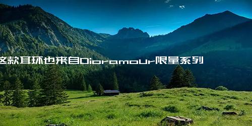 这款耳环也来自Dioramour限量系列