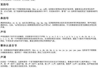 全部的拼音字母表.docx免费下载(word版可打印)