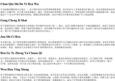 伍子胥简介的拼音.docx免费下载(word版可打印)