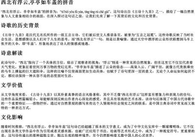 西北有浮云,亭亭如车盖的拼音.docx免费下载(word版可打印)